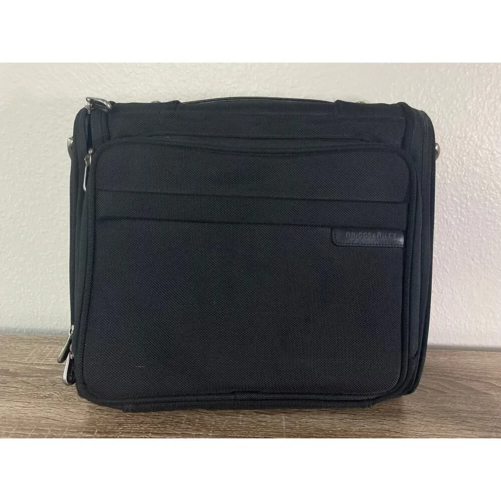 Briggs & Riley Baseline Cabin Duffel Bag Black Travel Briefcase